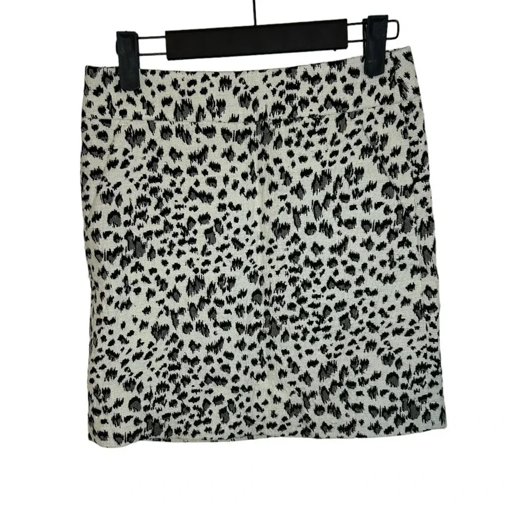 LOFT ANIMAL PRINT PENCIL SKIRT